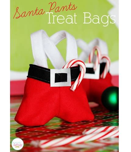 santa pants gift bags pattern